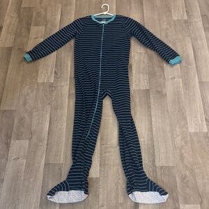 Carter’s Big Kid size 12. Striped Navy and Teal Kids One Piece
